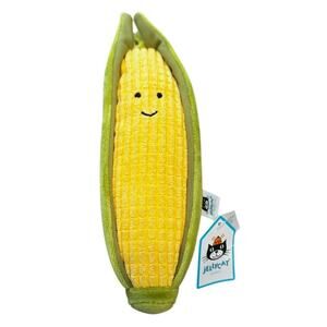 Jellycat Vivacious Sweetcorn Plush NWT Kawaii Corn Stuffed Toy 8.75”